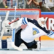 ST. PETERSBURG, RUSSIA - MAY 8: Finland's Mikko Koskinen #19 reaches for a glove save during preliminary round action at the 2016 IIHF Ice Hockey Championship. (Photo by Minas Panagiotakis/HHOF-IIHF Images)

